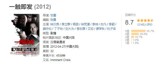 谍战剧排行榜前十名豆瓣评分多少,谍战剧豆瓣评分排行榜前十名