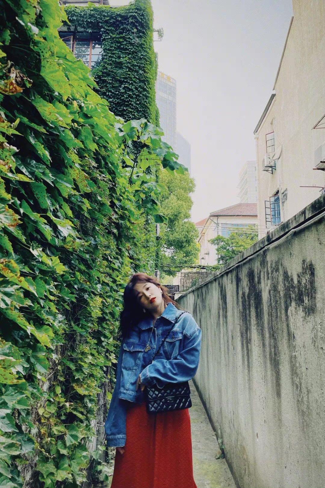 阚清子穿红裙图片,阚清子红裙