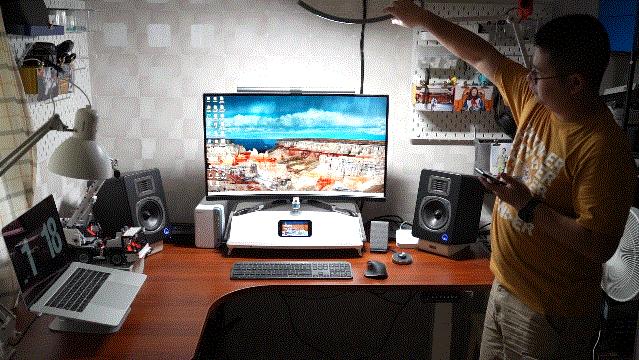 打造理想的居家办公环境:乐歌升降桌/台+明基灯具晒单