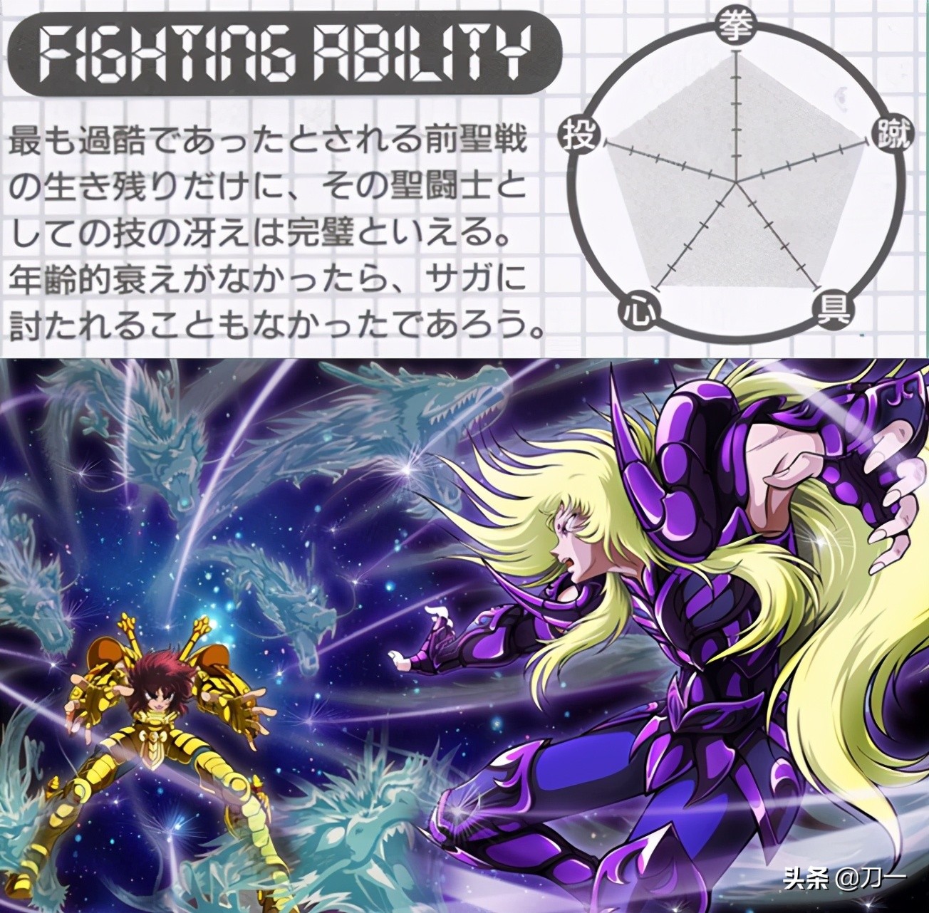 圣斗士星矢史昂是五边形战士吗,十二圣斗士史昂