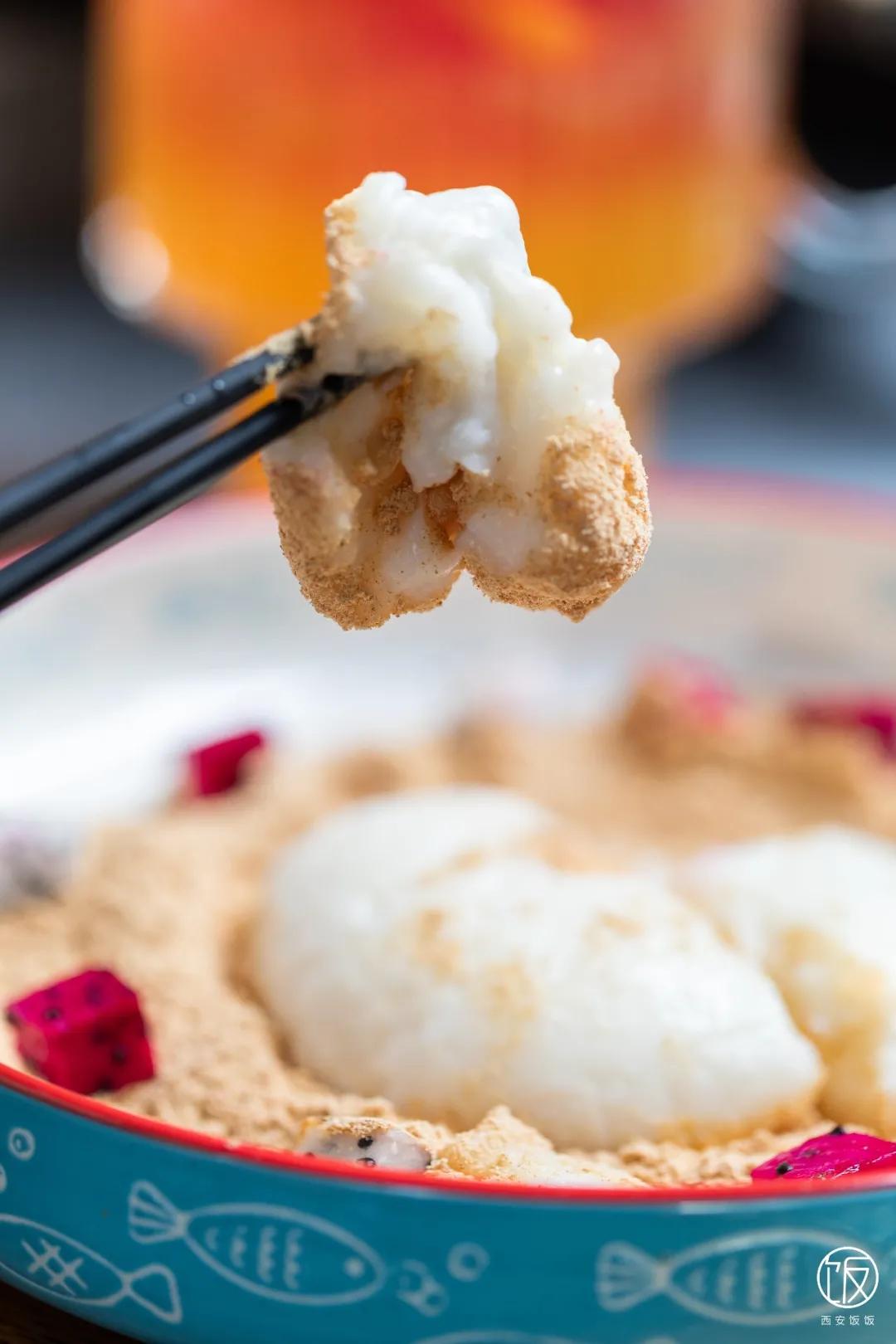 能看到钟楼的美食,看见钟楼的西安美食