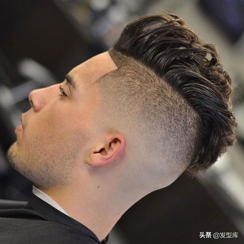 常见的飞机头,颓废莫霍克发型