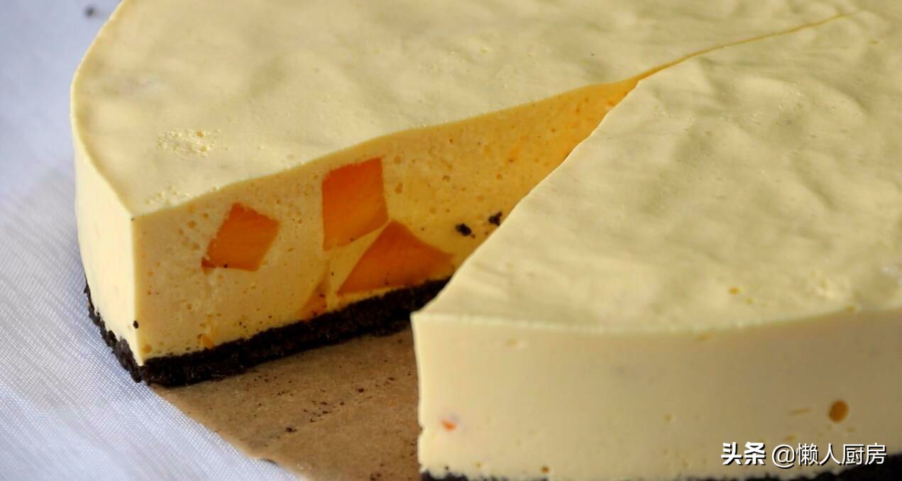 草莓慕斯蛋糕不用烤箱,不用打蛋器做慕斯蛋糕做法