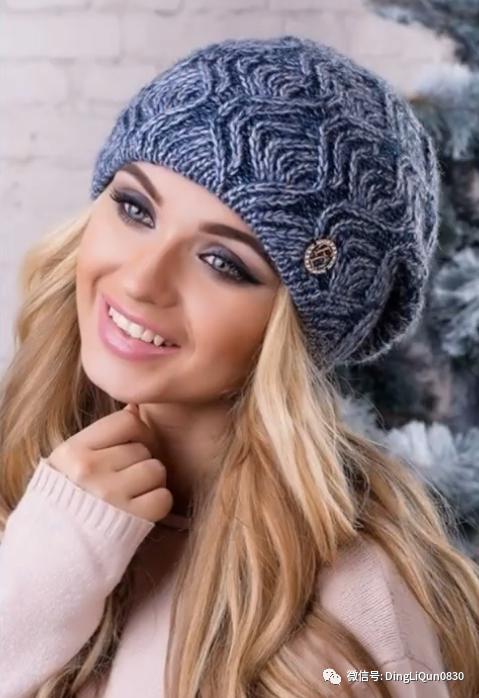 针织冬天的帽子,冬天针织帽子