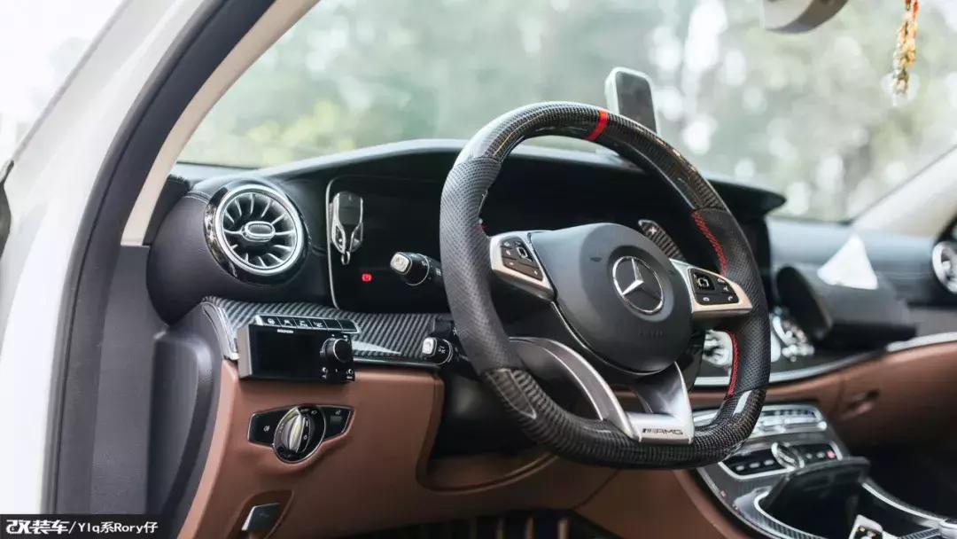 2018年奔驰e300改装黑武士,奔驰e300改黑武士加恶魔之眼