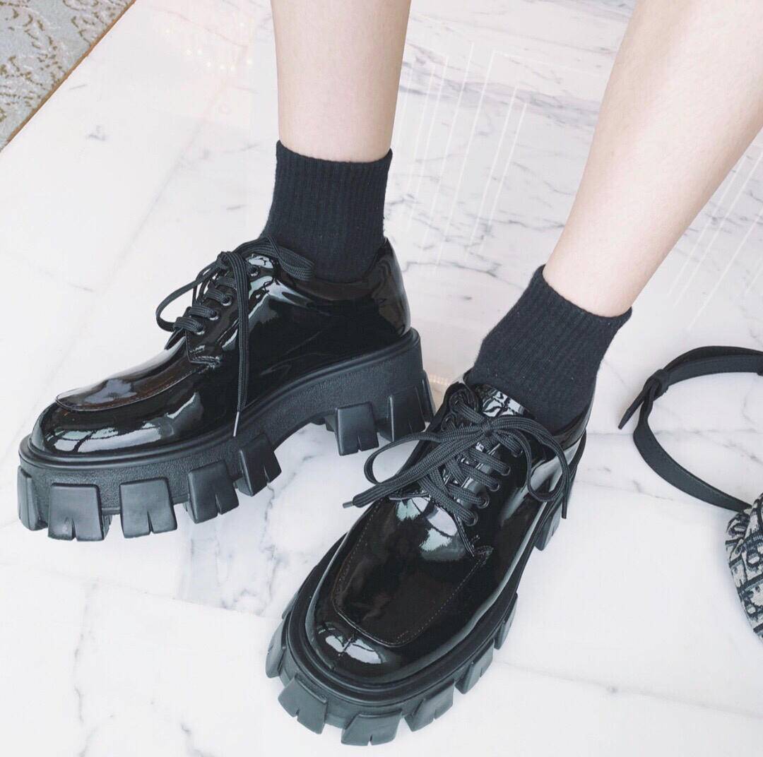 刘雯同款松糕厚底鞋,厚底松糕鞋刘雯同款