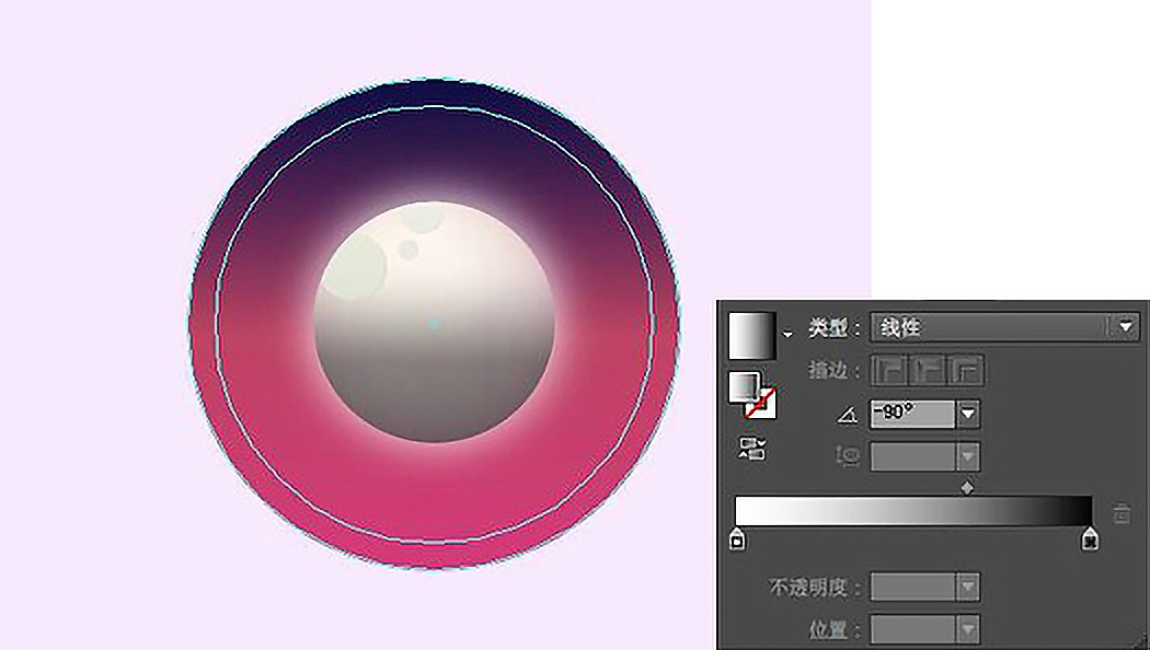 ai绘制梦幻星球,ai教程制作几何图
