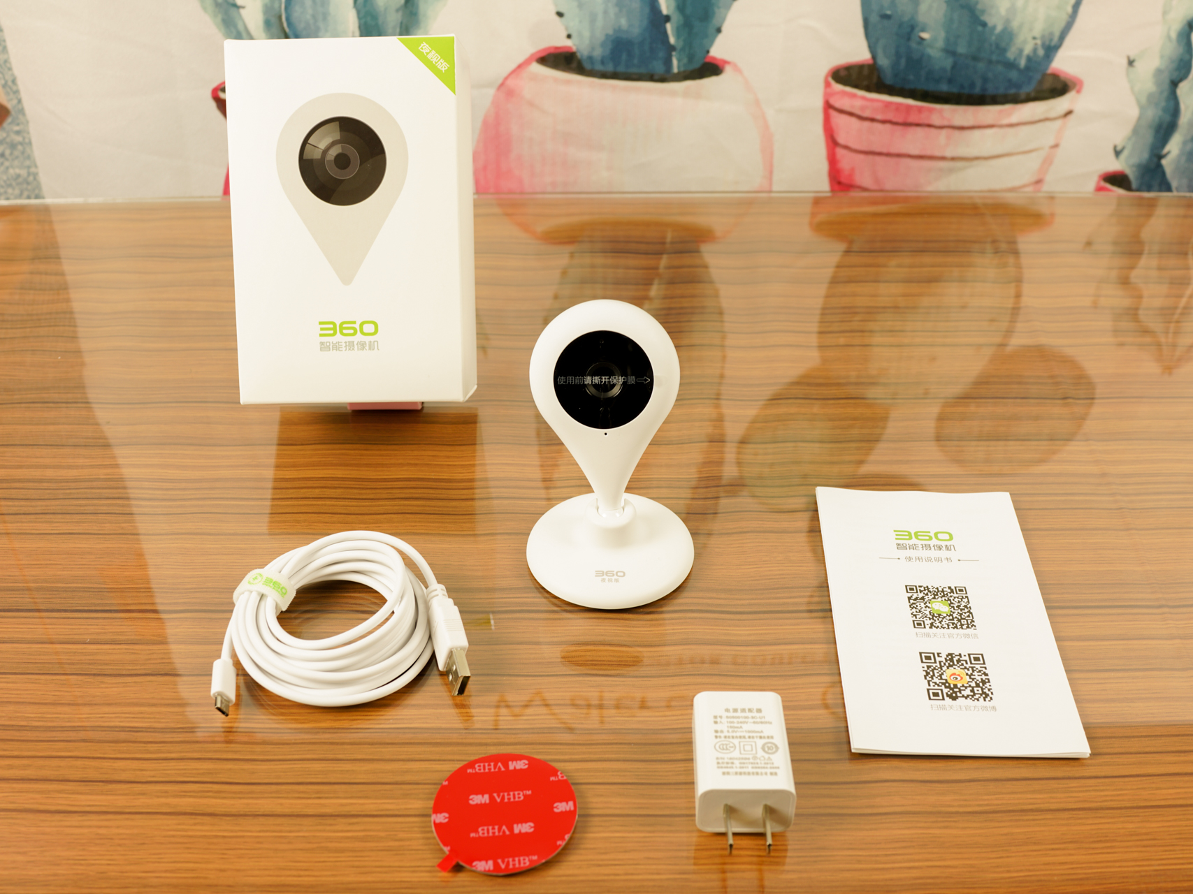 360智能摄像机云台标准版蓝灯,360智能摄像机夜视模式