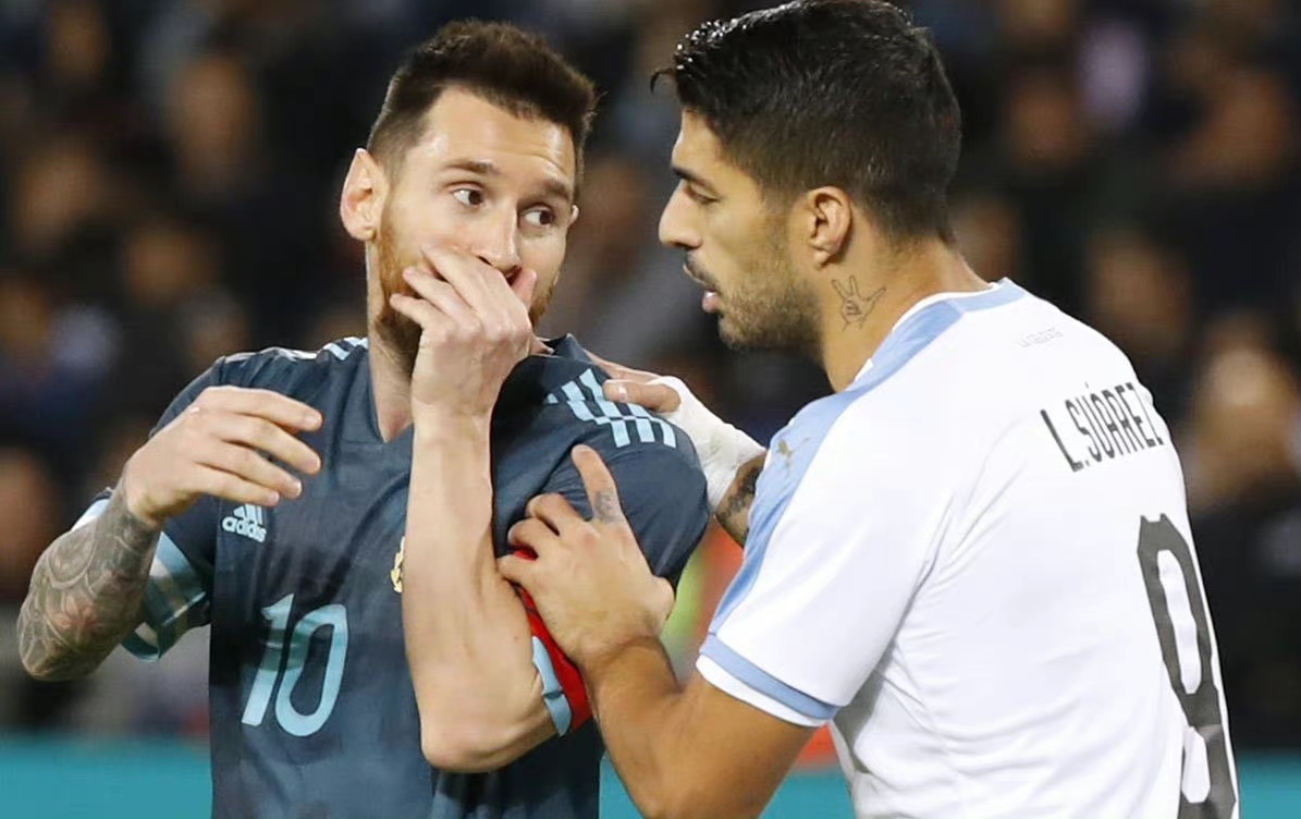 阿根廷3:0德国友谊赛,阿根廷3比0乌拉圭梅西的一条龙