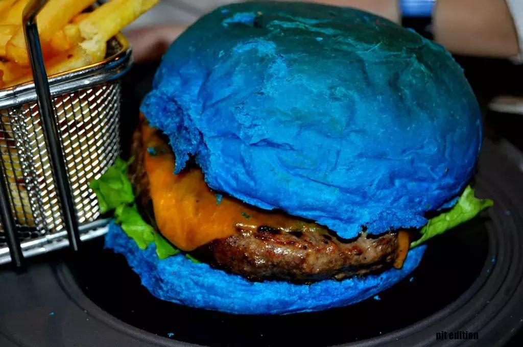 蓝色汉堡是什么味道,蓝色的汉堡是什么