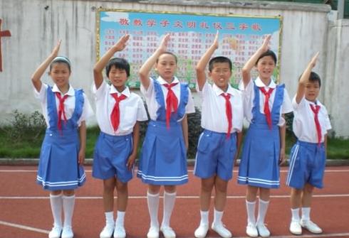 天津六区小学校服,天津市津门小学校服