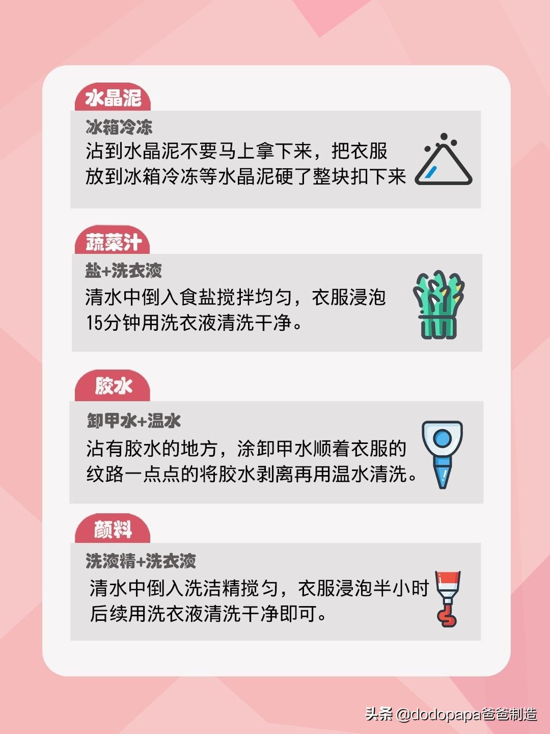 洗衣服污渍的小妙招2019年技巧,洗衣服各种污渍的去除方法妙招