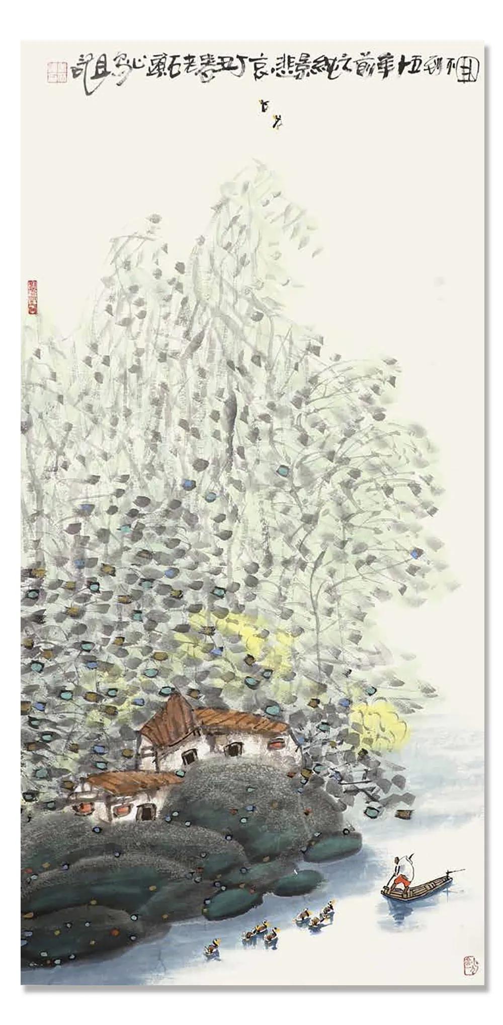 谢定超现代山水画艺术,谢定超山水画欣赏