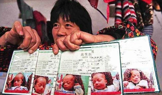 爸爸姓朱给五胞胎取的名字,爸爸给5胞胎起名字