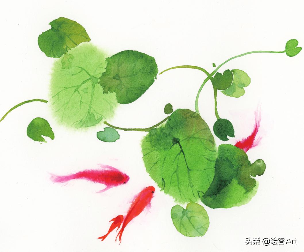 简单的水彩山水画教程,简单的水彩风景画怎么画