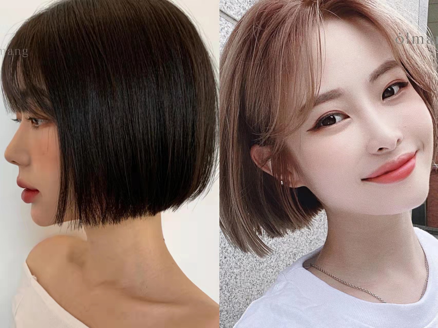 今年最受欢迎的一款短发洋气减龄,适合小脸的短发超级减龄好看