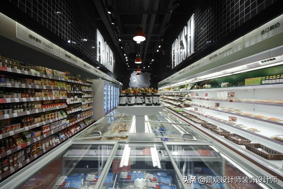 商场店铺设计案例图纸,超市设计图解大全