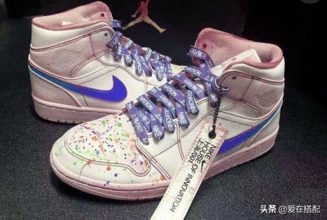 上海耐克001浸染是怎么弄的aj1浸染后碰水会掉色吗