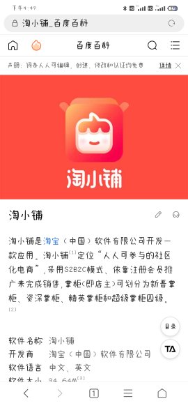 淘小铺有哪些重要点,淘小铺是什么样的标识