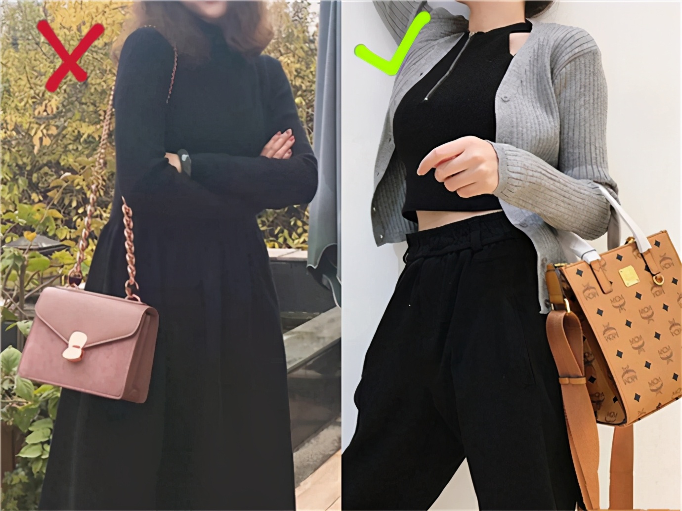 如何改善胯宽身材穿搭,胯宽腿粗显高显瘦裤子