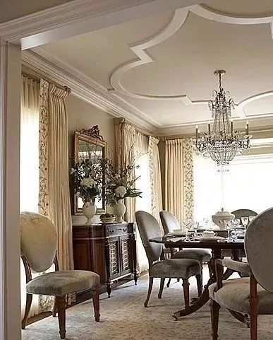 别墅窗帘的款式图片,别墅窗帘100个新款