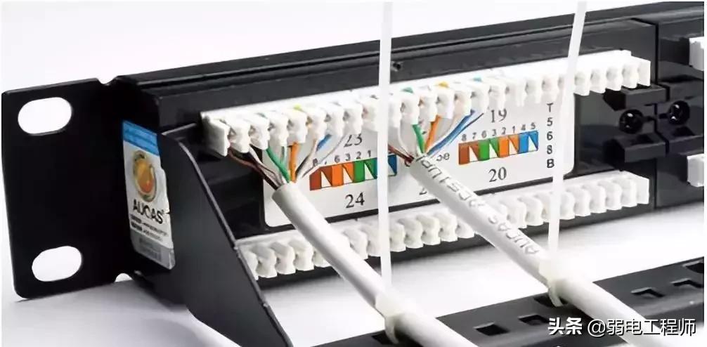 水晶头分线架怎么用,水晶头是怎么装的