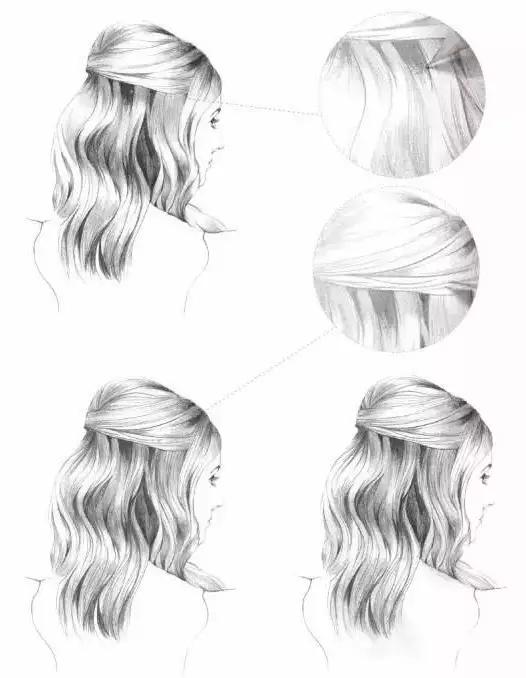 怎样才能画出最漂亮的头发,怎样可以画出简单的头发