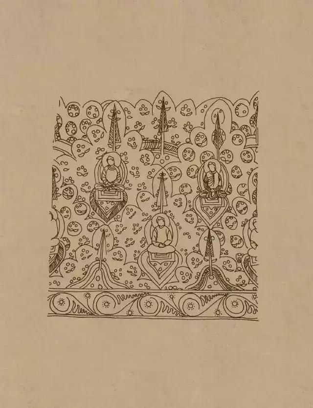 敦煌画线稿描摹,敦煌壁画白描勾线教程