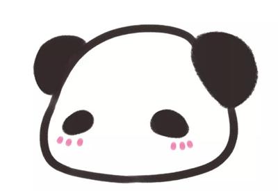 熊猫从台阶上滚下去的简笔画,动物简笔画教程熊猫