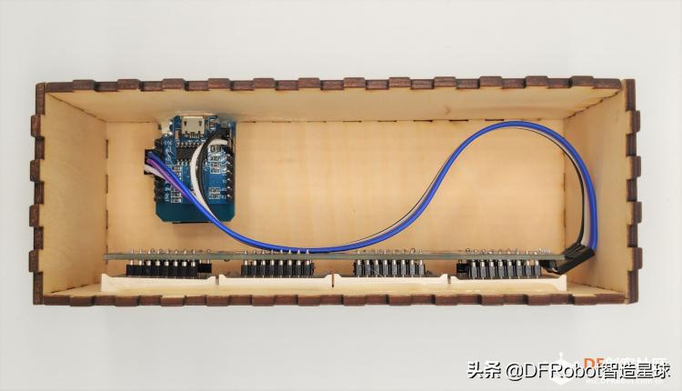 esp8266点阵时钟制作,esp8266全彩led时钟