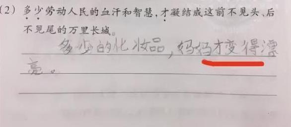 小学学霸作业本批改,小学生作业批改奇葩