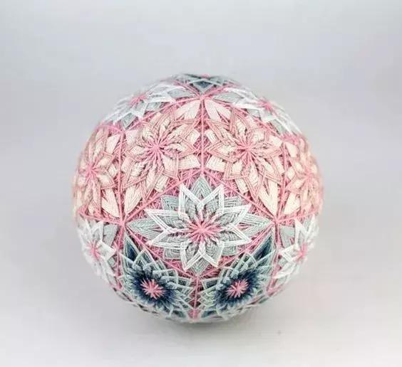 手鞠球各种花色的制作教程,入坑前视频教程