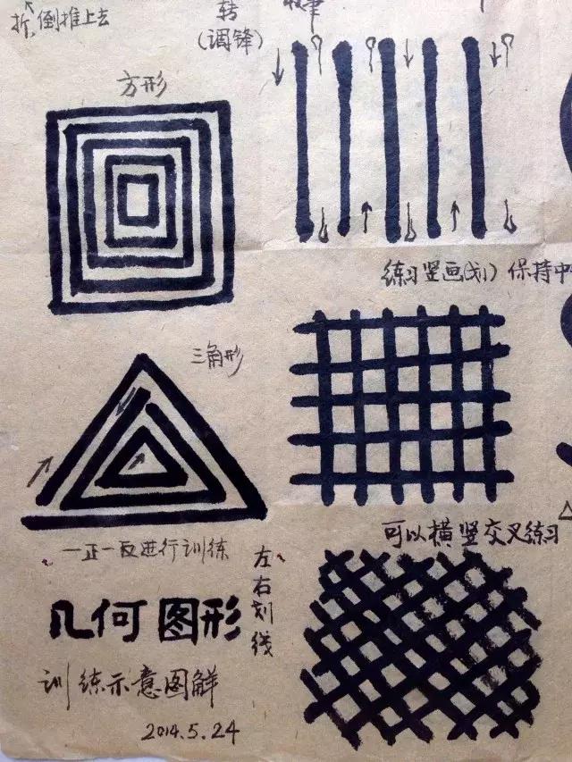 毛笔字书法入门基本功笔法,毛笔笔法基本功练习