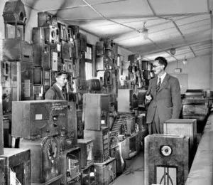 二战德国集中营制造收音机,二战自制的收音机