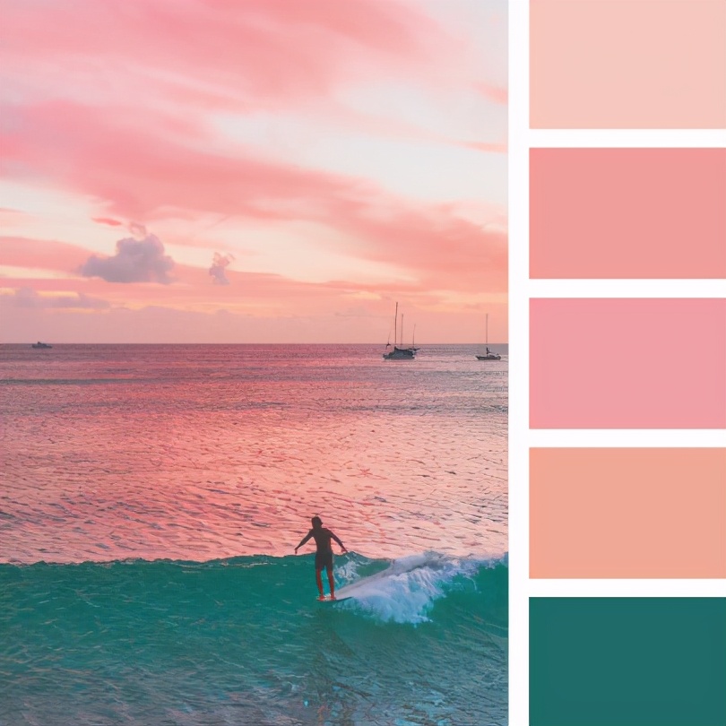 最佳紫色配色,柔和颜色搭配表及效果图片