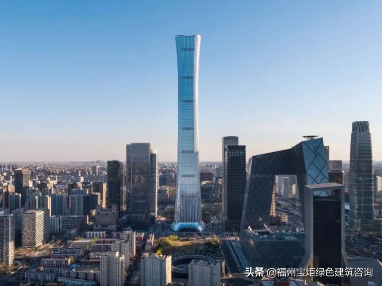 北京第一高楼中信大厦航拍视频,北京最高楼中信大厦