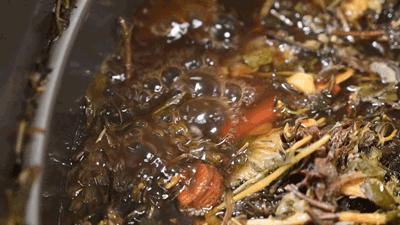 龟界百事通做的龟苓膏，煲前还要先玩火