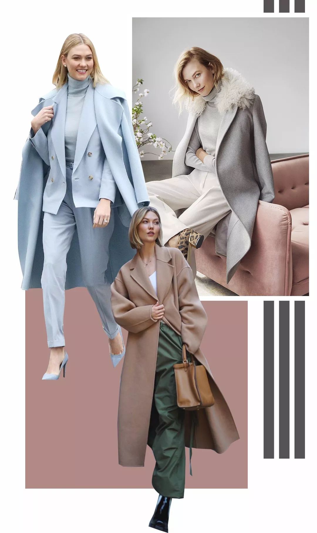 几百块的大衣和上千块大衣对比,廉价大衣和贵的对比