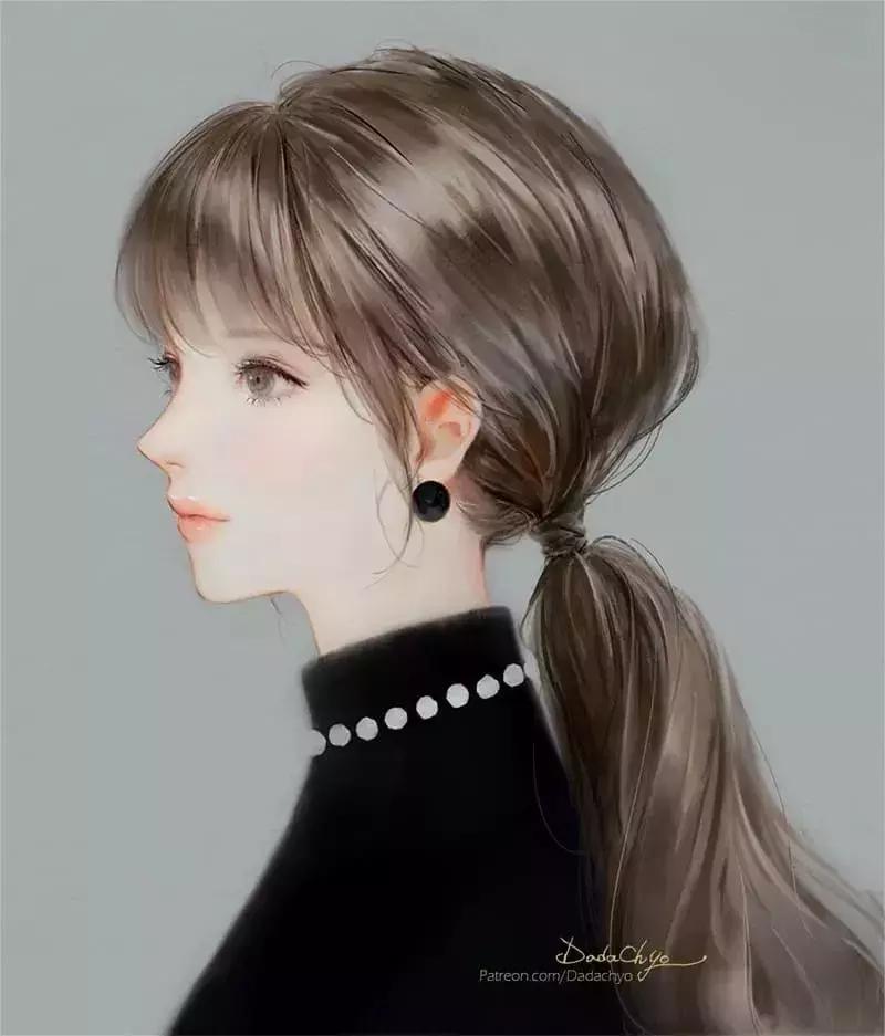 好看的仙女插画,唯美的韩国风插画