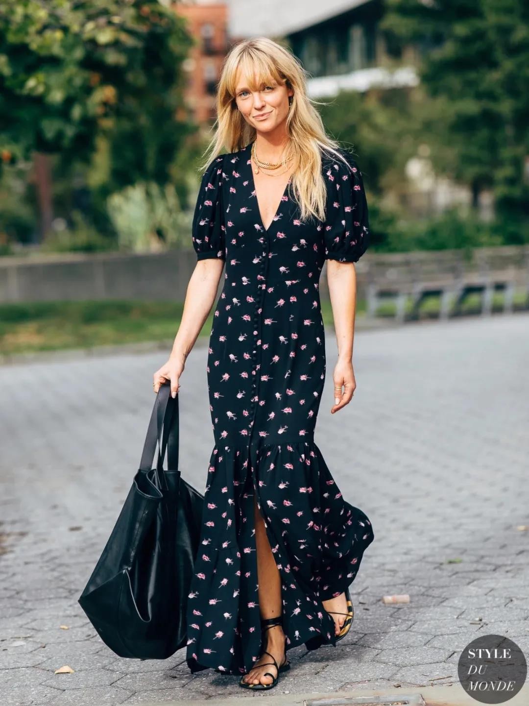 心动陷阱碎花连衣裙,近期最火的碎花连衣裙