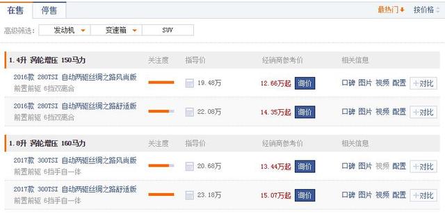 2023款途观国六a的还能买吗,国五途观现在多少钱