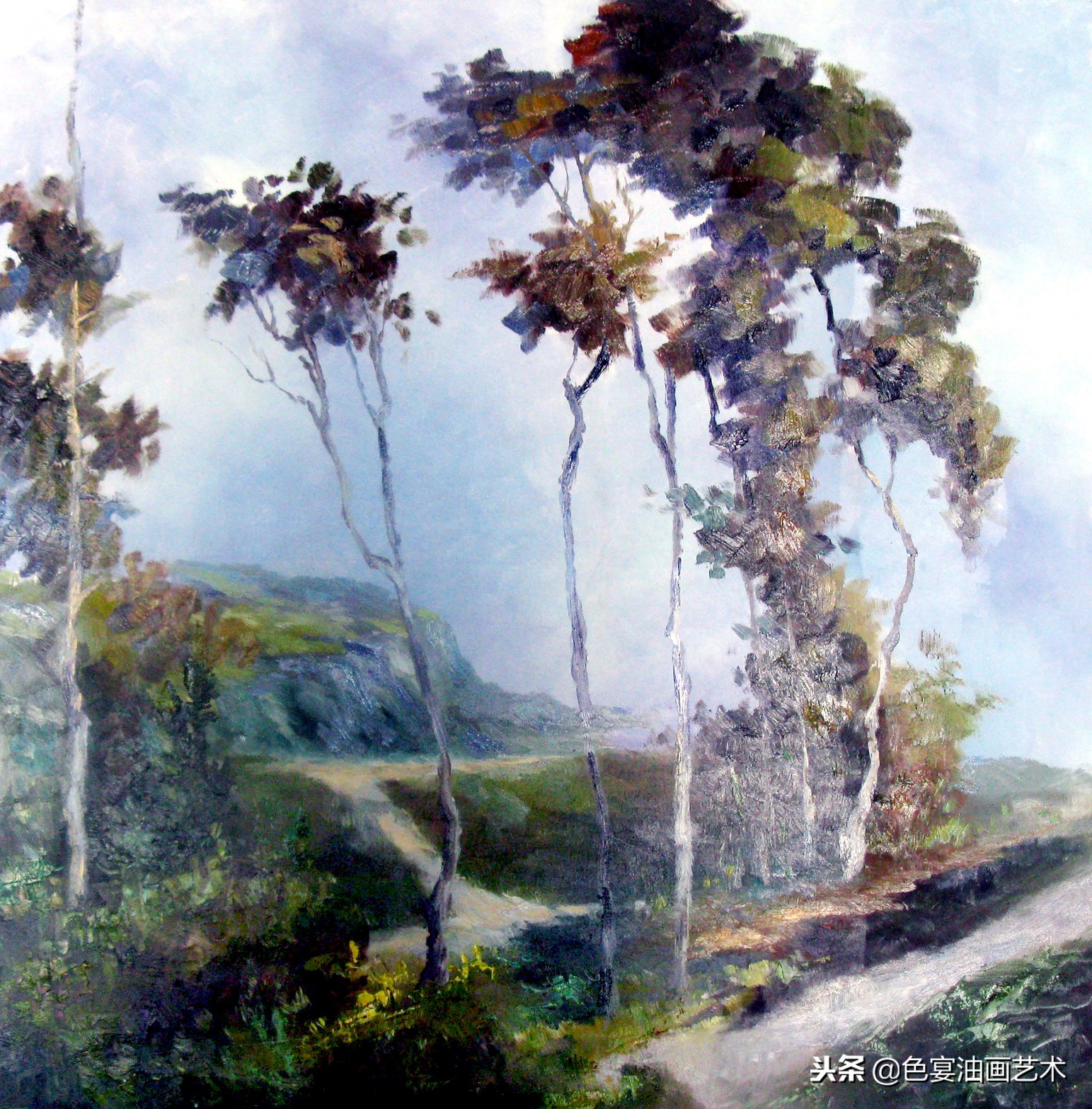 俄罗斯油画大师风景油画教程视频,油画大师油画风景创作教学视频