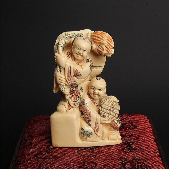 耗时3年才完成的猛犸牙雕作品,猛犸牙雕彩刻