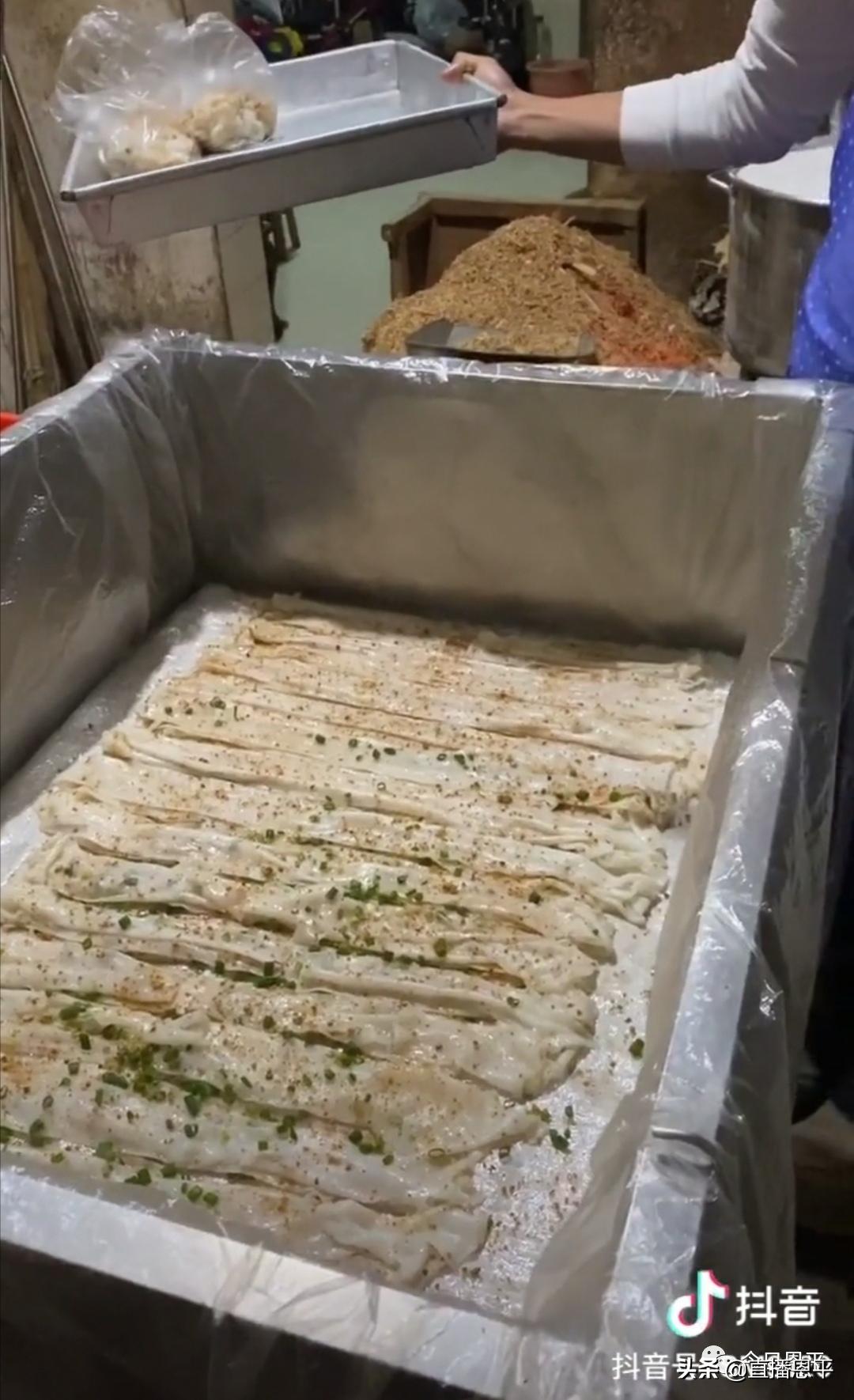 恩平牛栏肠粉抖音,恩平网红粉卷