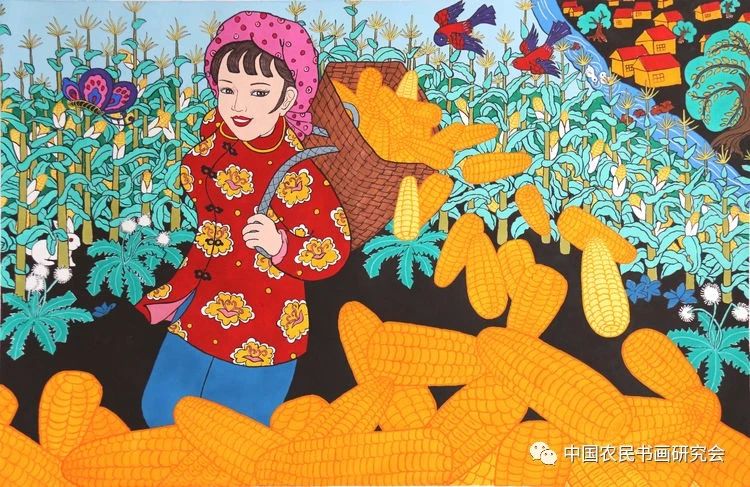 庆丰收感党恩直播,关于中国农民丰收节主题绘画活动