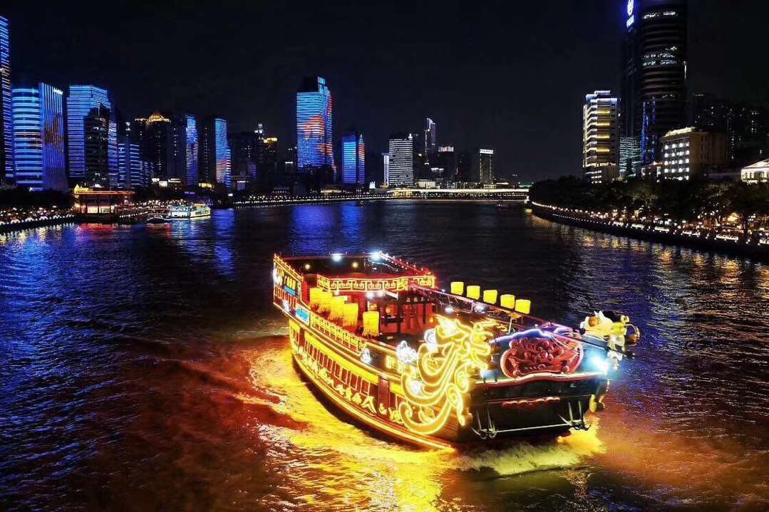 广州游轮珠江夜游旅游攻略,广州珠江新城游船