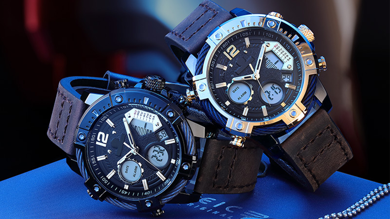 工业风腕表,工业设计硬朗元素