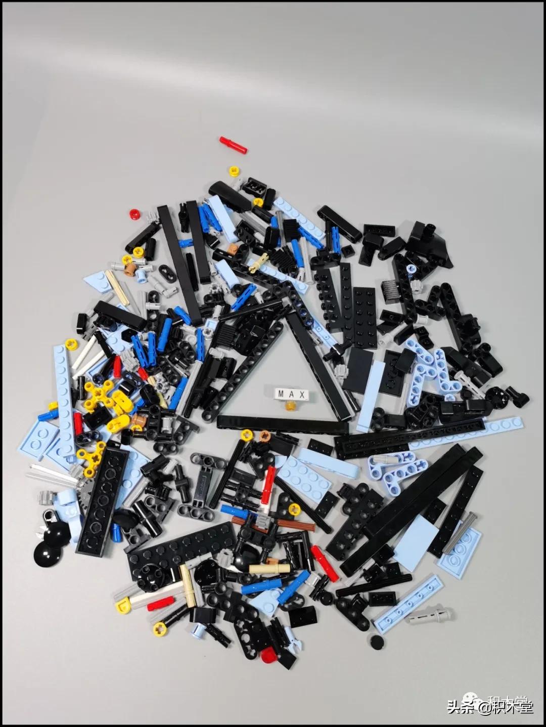 宇星模王13056拼装全过程,宇星模王积木开箱拼装过程