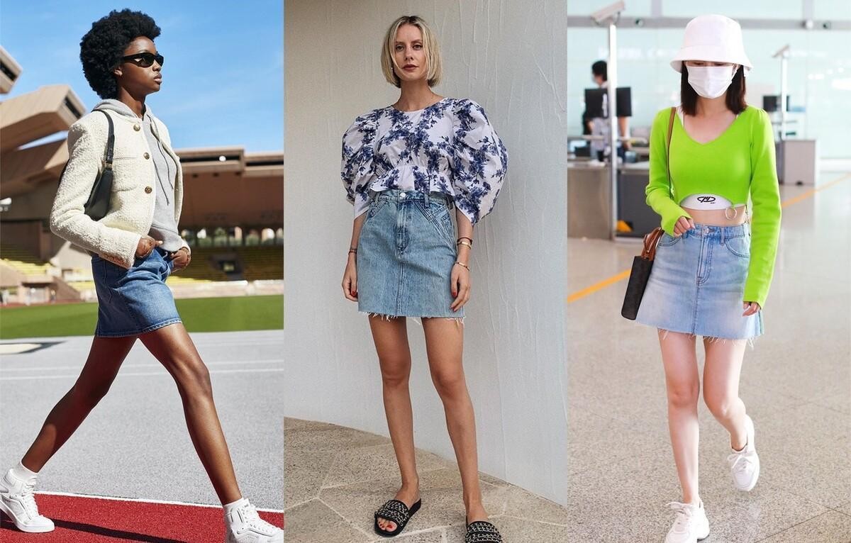 基础款牛仔短裙如何穿出新花样？这些搭配方式了解一下，超实用