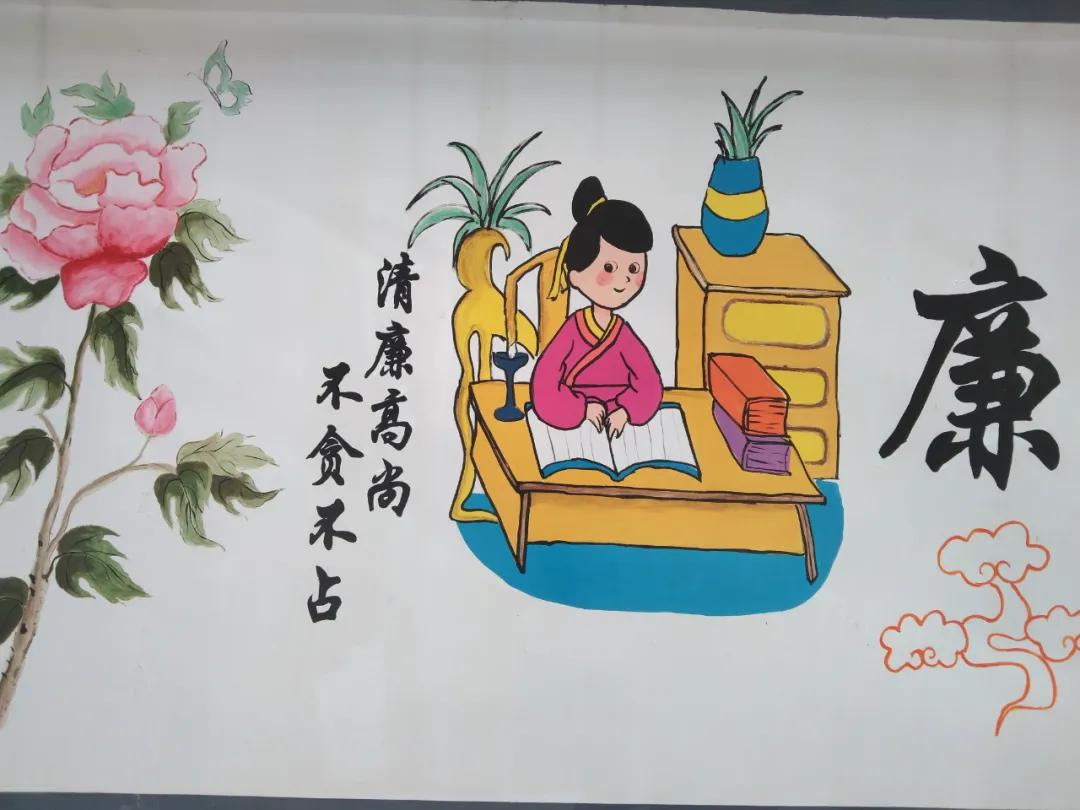 郸城手工墙画,郸城墙体绘画师